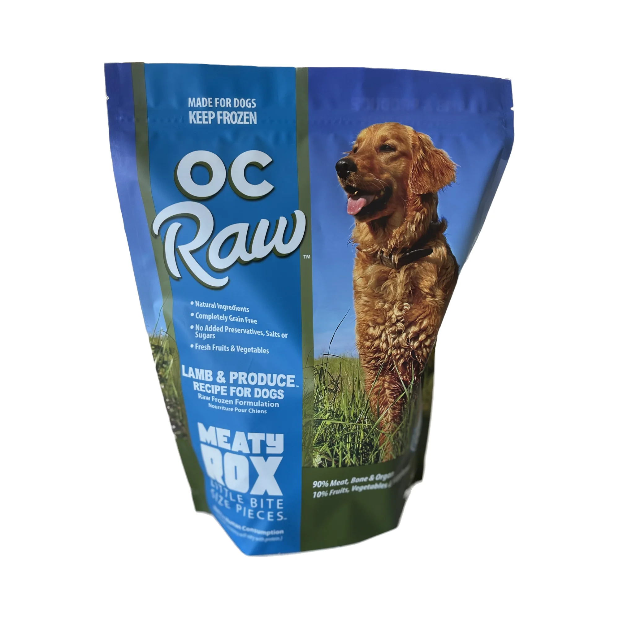 OC Raw Frozen Foods - Meaty Rox Lamb & Produce Recipe