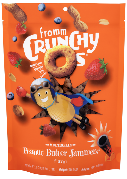 Fromm Crunchy O's || Peanut Butter Jammers Flavor 6oz