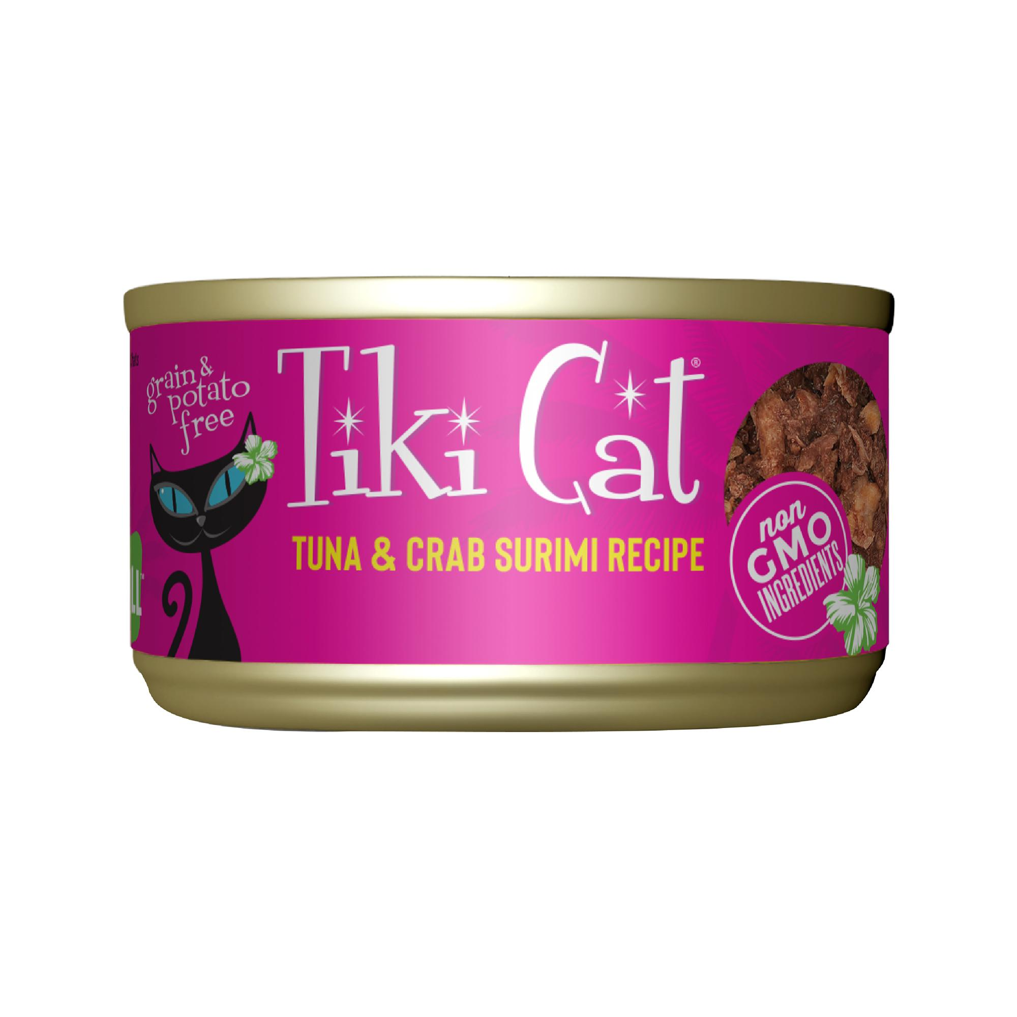 Tiki Cat Pâte || Tuna & Crab Surimi Recipe in Tuna Broth (2.8oz)