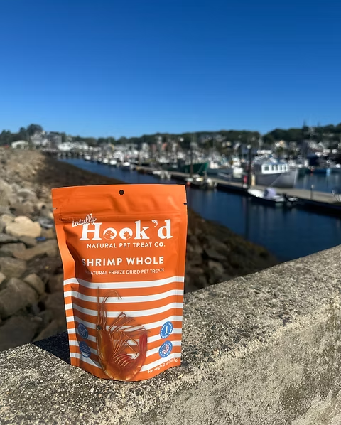 TotallyHook'd Natural Pet Treat Co. || Freeze Dried Shrimp Whole (2oz)