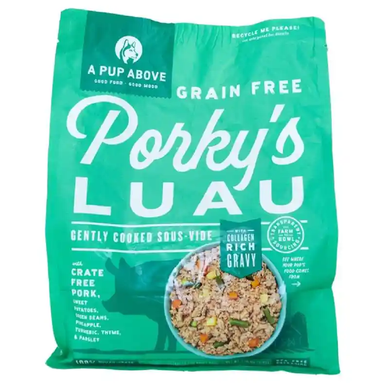 A Pup Above Friendly Grains || Porky's Luau Recipe with Bone Broth