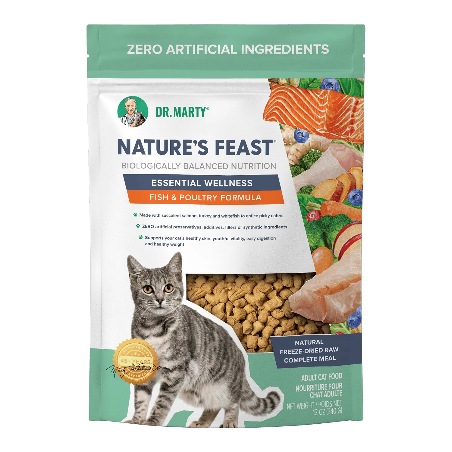 Dr. Marty Feline Essential Wellness || Fish & Poultry Formula (5.5oz)