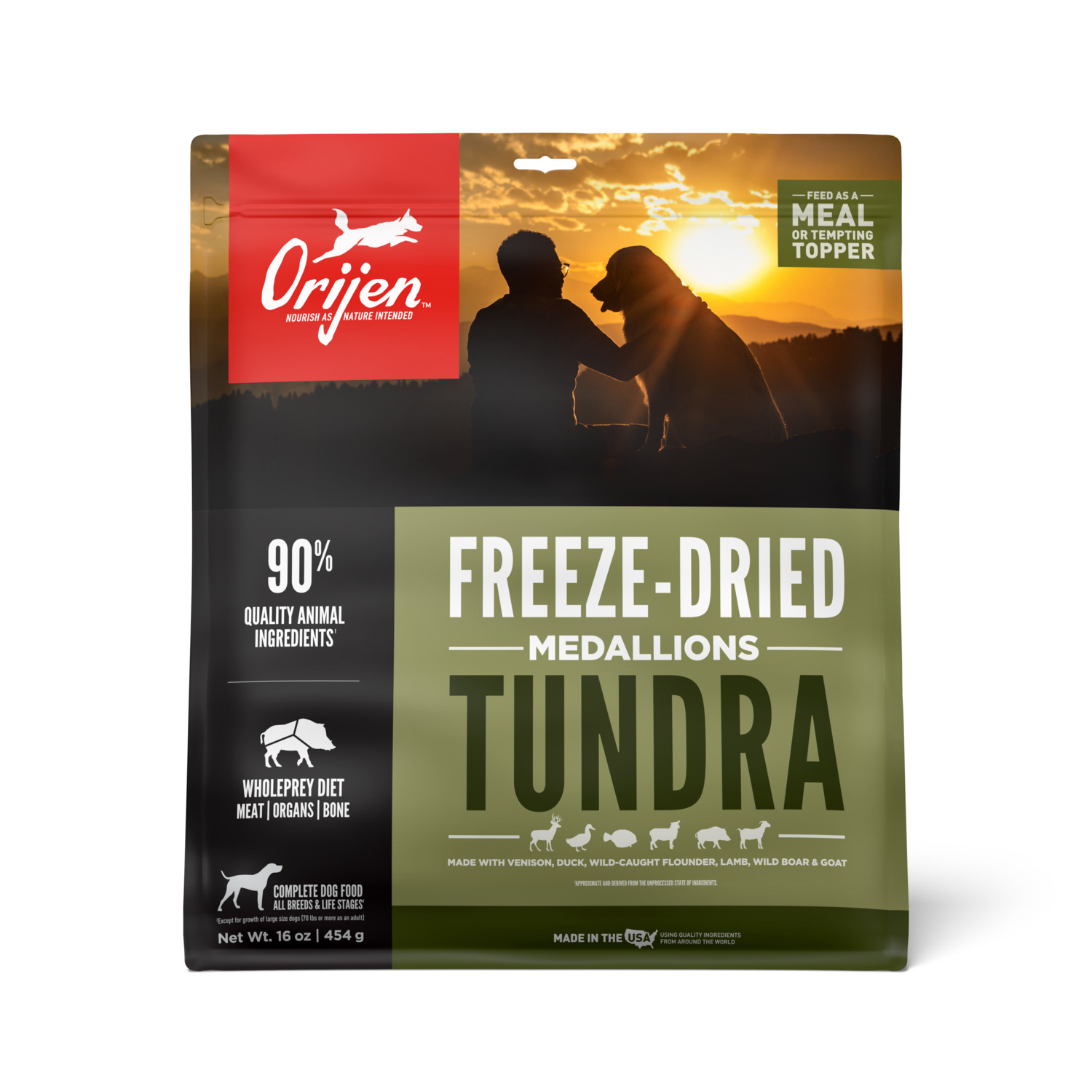 Orijen Freeze Dried || Tundra Recipe Meal Topper