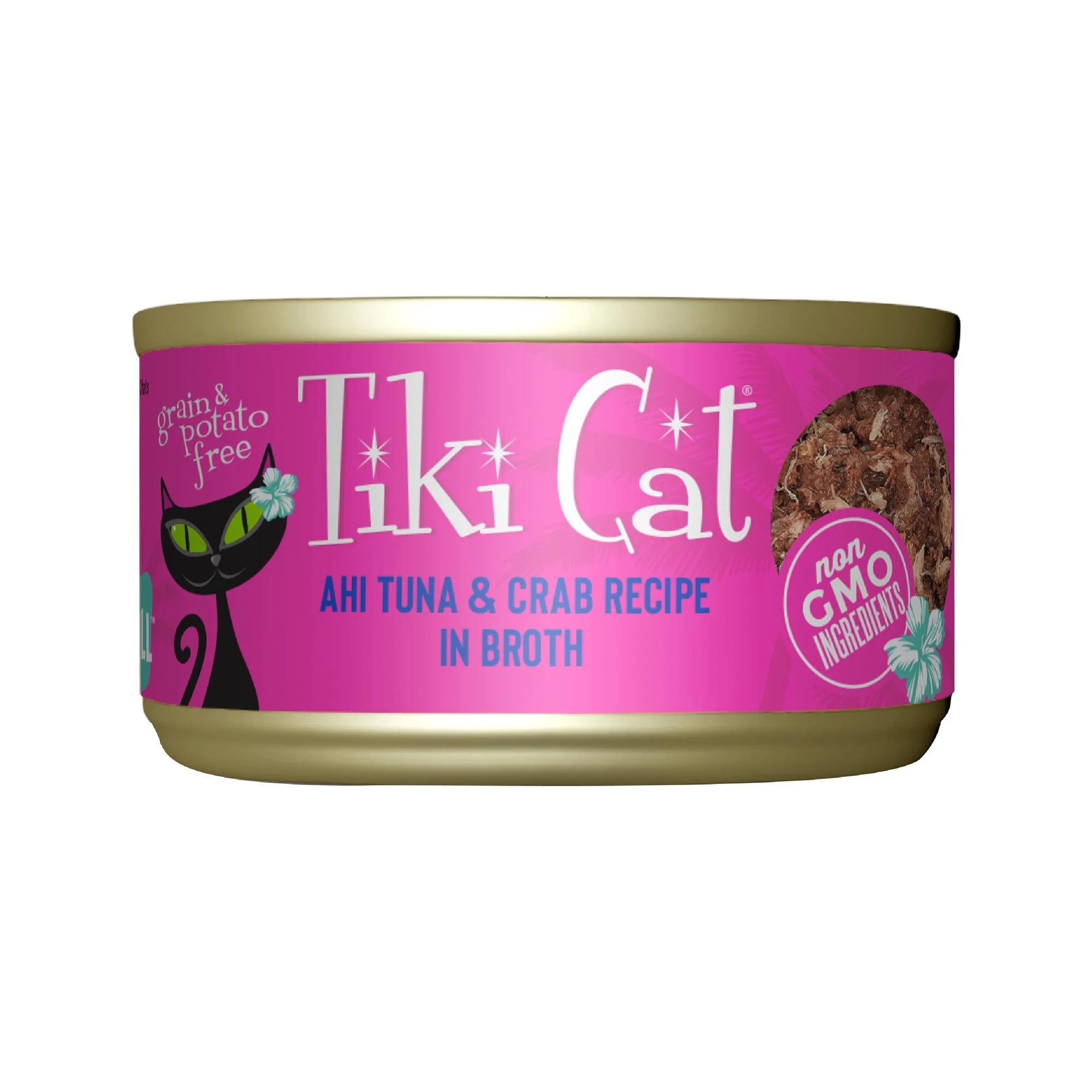 Tiki Cat AHI Tuna & Crab Recipe in Broth (2.8oz)