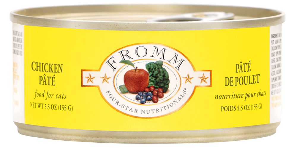 Fromm Family Chicken Pâté Canned Cat Food - 5.5 oz Cans