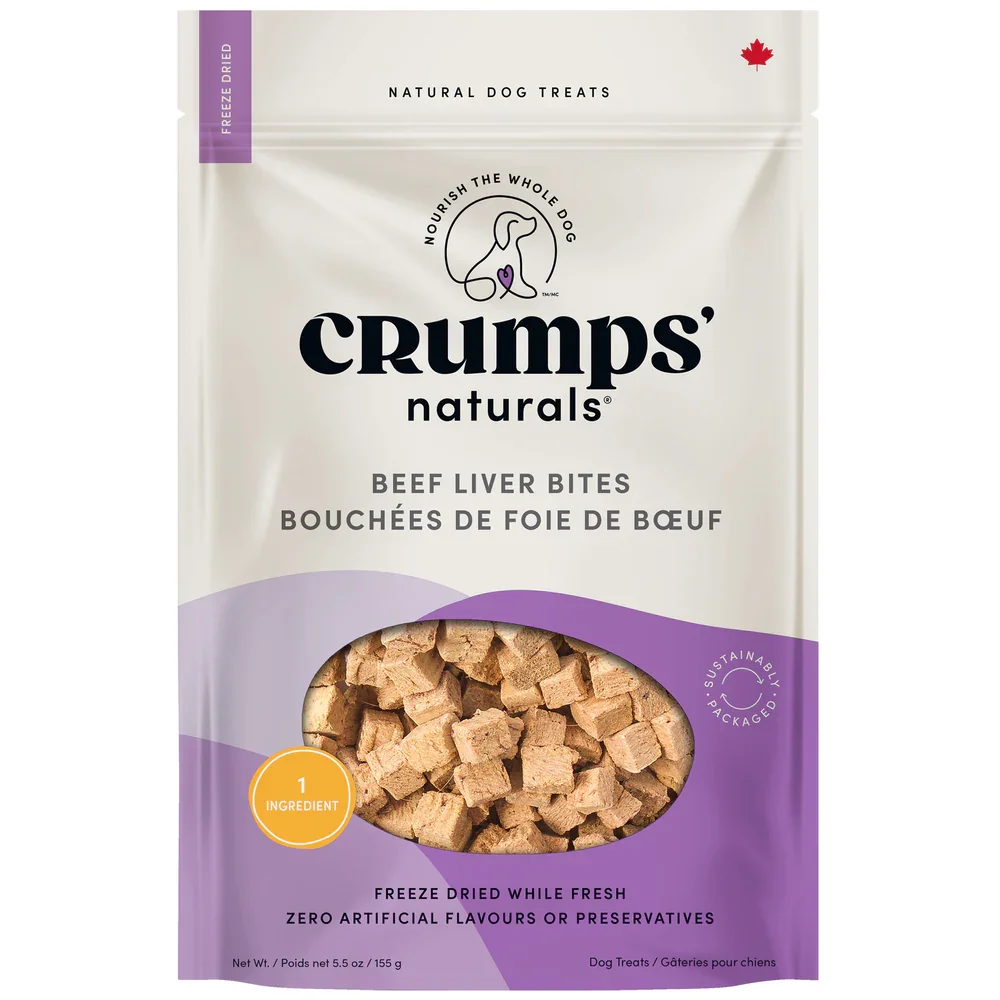 Crumps' Naturals Beef Liver Bites (9.9oz)