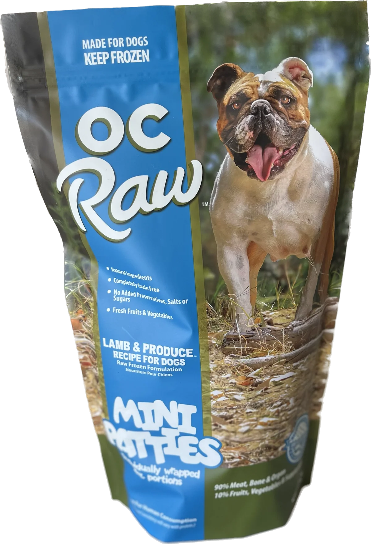 OC Raw Frozen Foods - Mini Patties Lamb & Produce Sliders