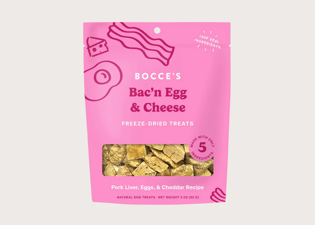 Bocce's Bac'n Egg & Cheese Freeze-Dried Treats