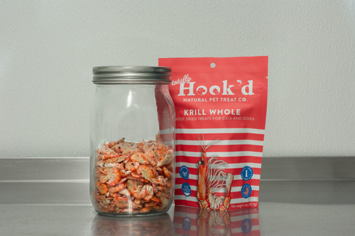 Totally Hook'd Natural Pet Treats || Freeze Dried Krill Whole (1oz)