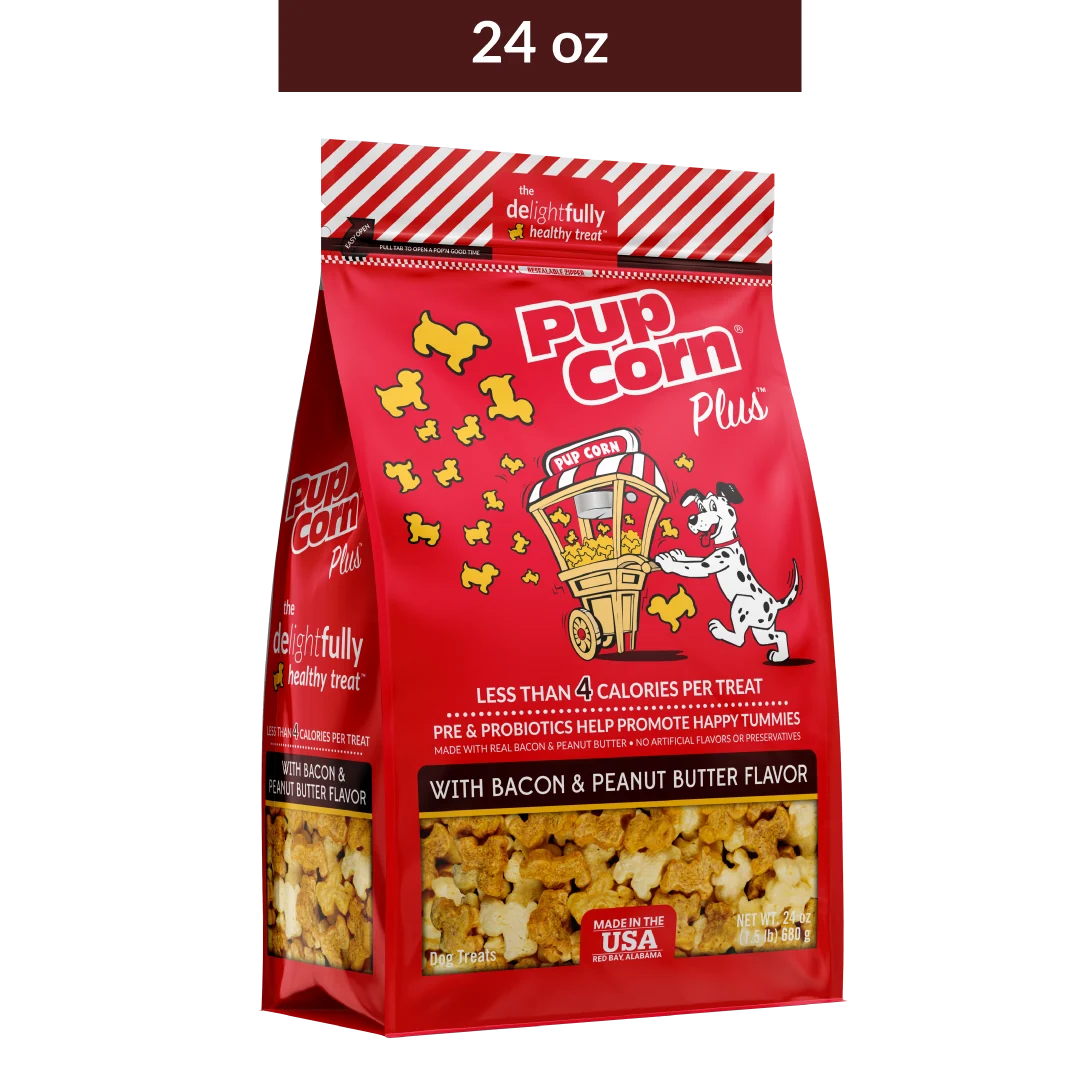 Pup Corn Plus || Bacon & Peanut Butter