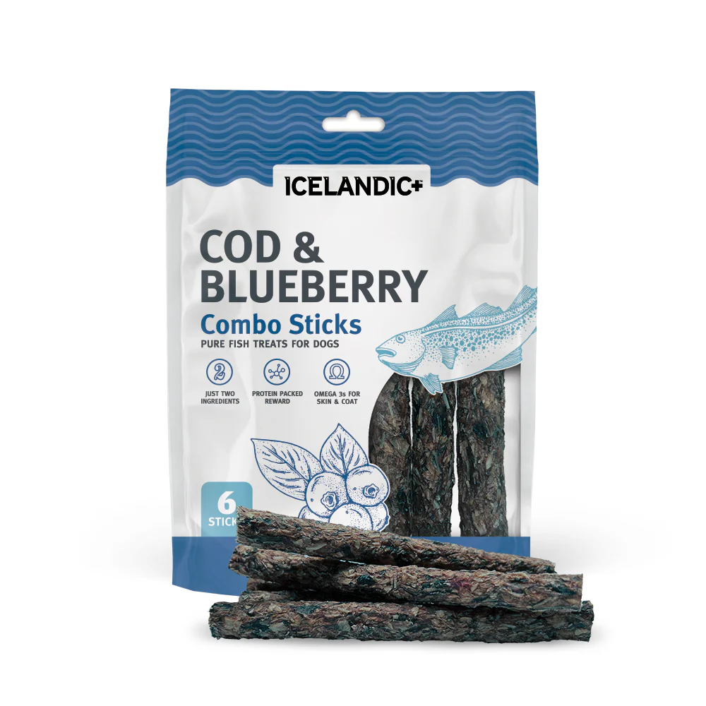 Icelandic+ Cod & Blueberry Combo Sticks