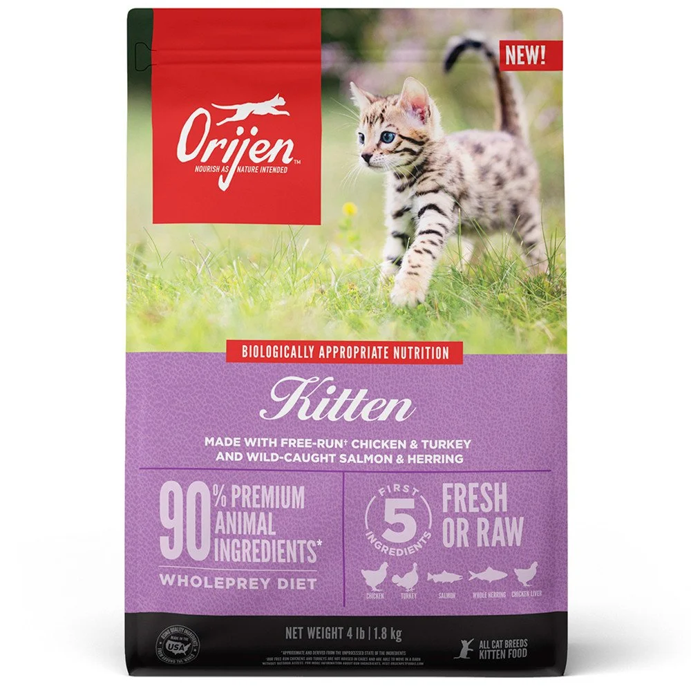 Orijen Dry Kibble || Kitten Recipe 4lb