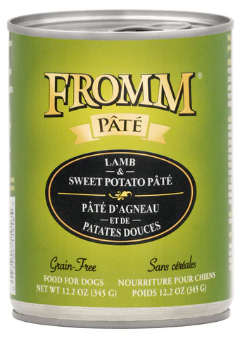 Fromm Family Lamb and Sweet Potato Pâté Canned Dog Food - 12.2 oz Cans