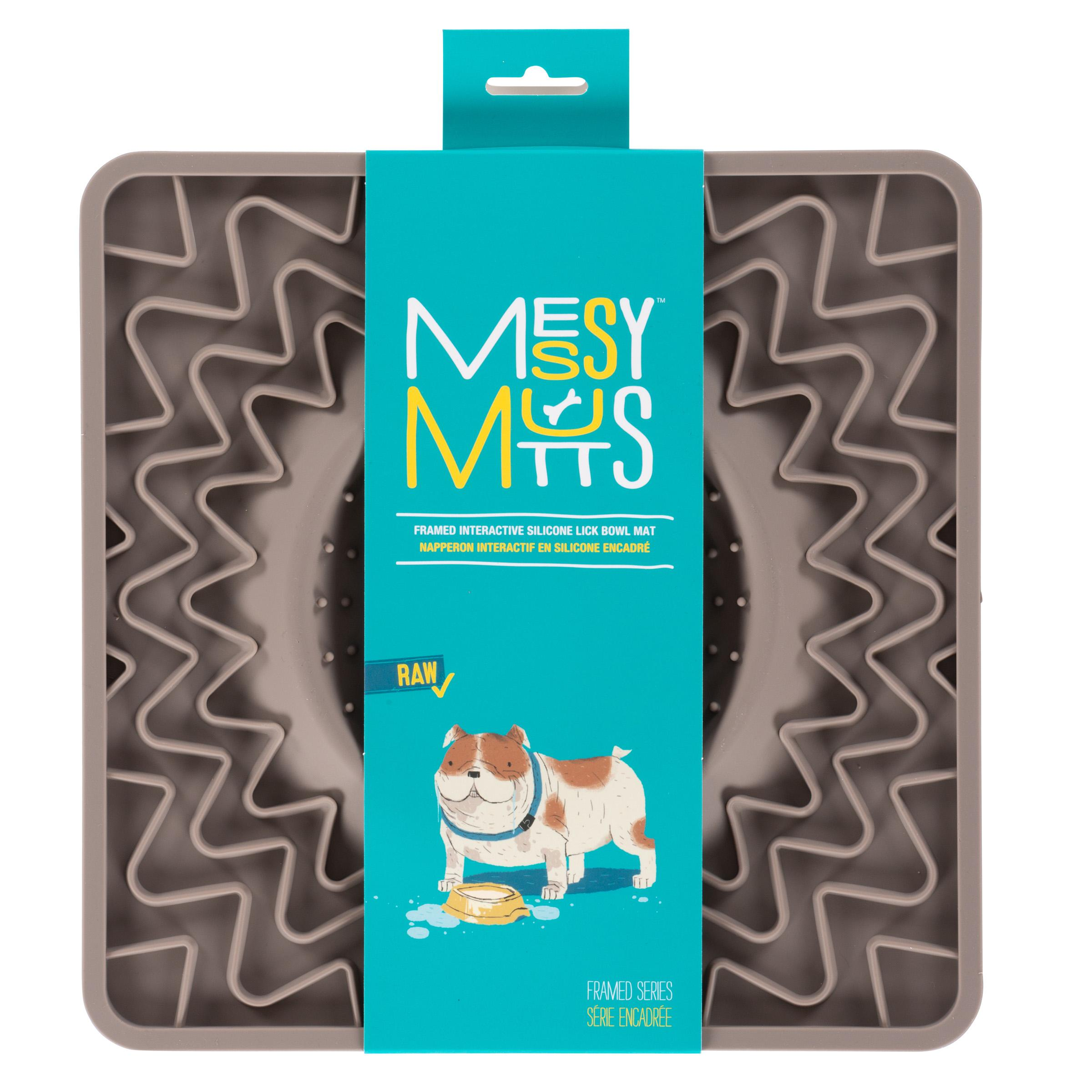 Messy Mutts Framed Interactive Silicone Lick Bowl Mat