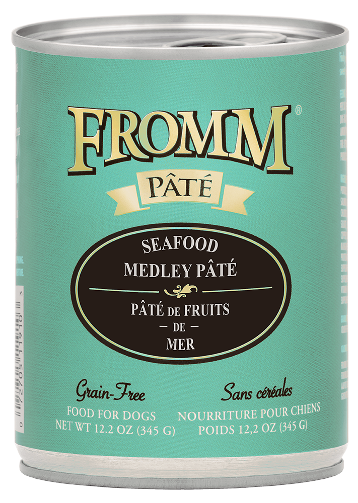 Fromm Family Seafood Medley Pâté Canned Dog - 12.2 oz Cans