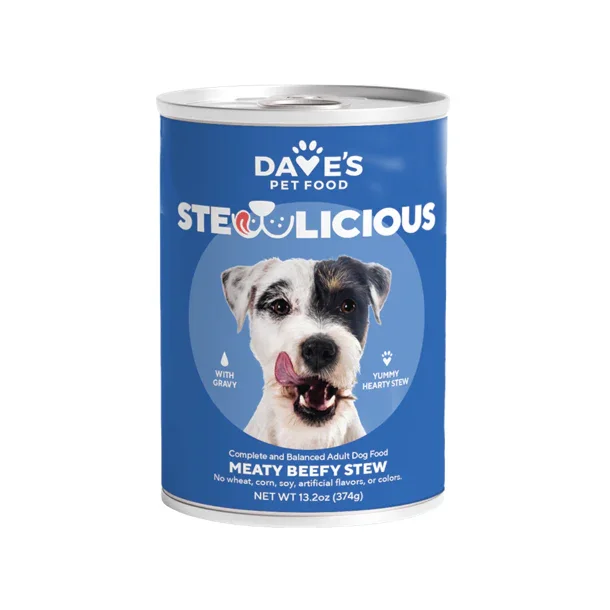 Dave's Pet Food Stewlicious Meaty Beef Stew 13.2oz