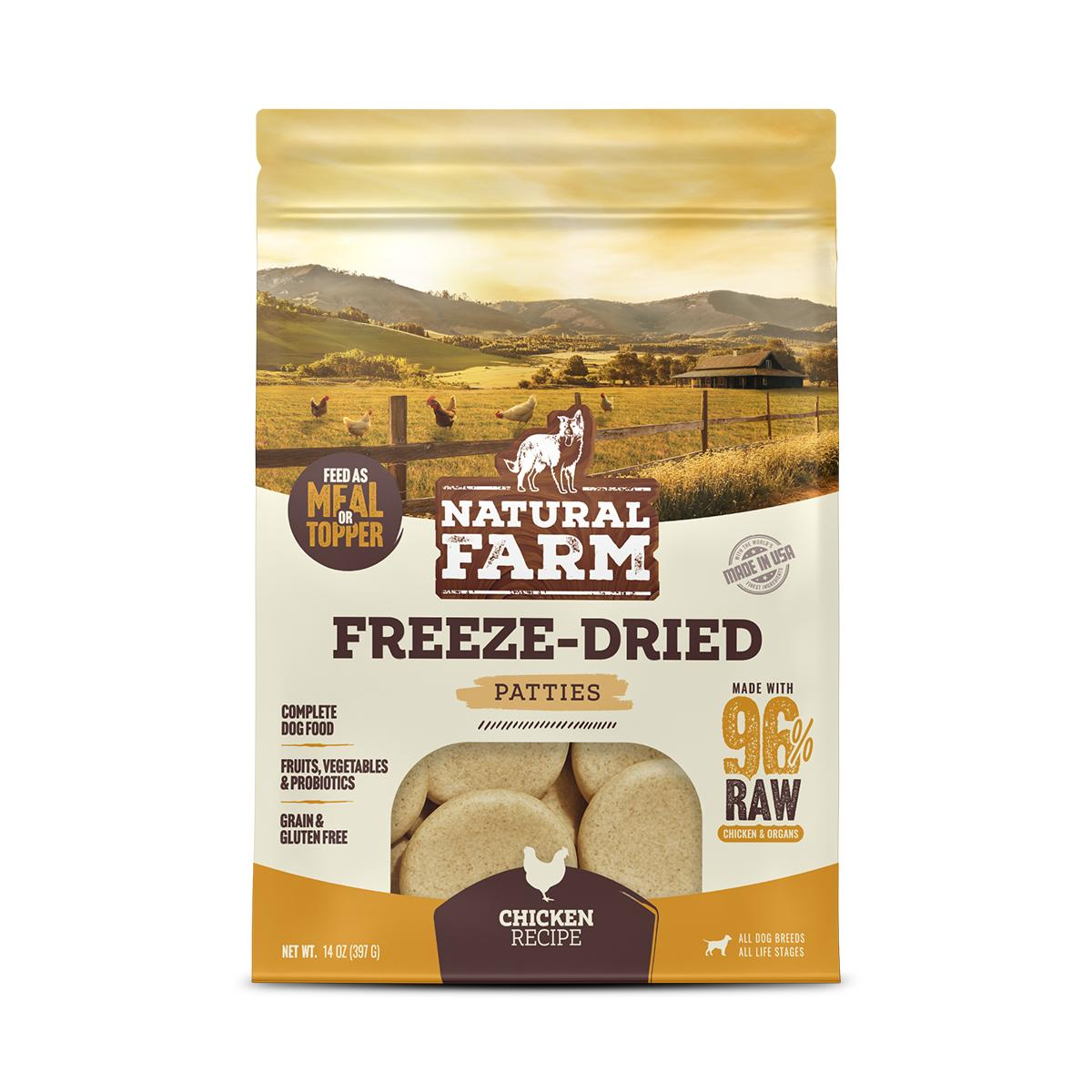 Natural Farm Freeze Dried || 14oz Poultry Formula Patties