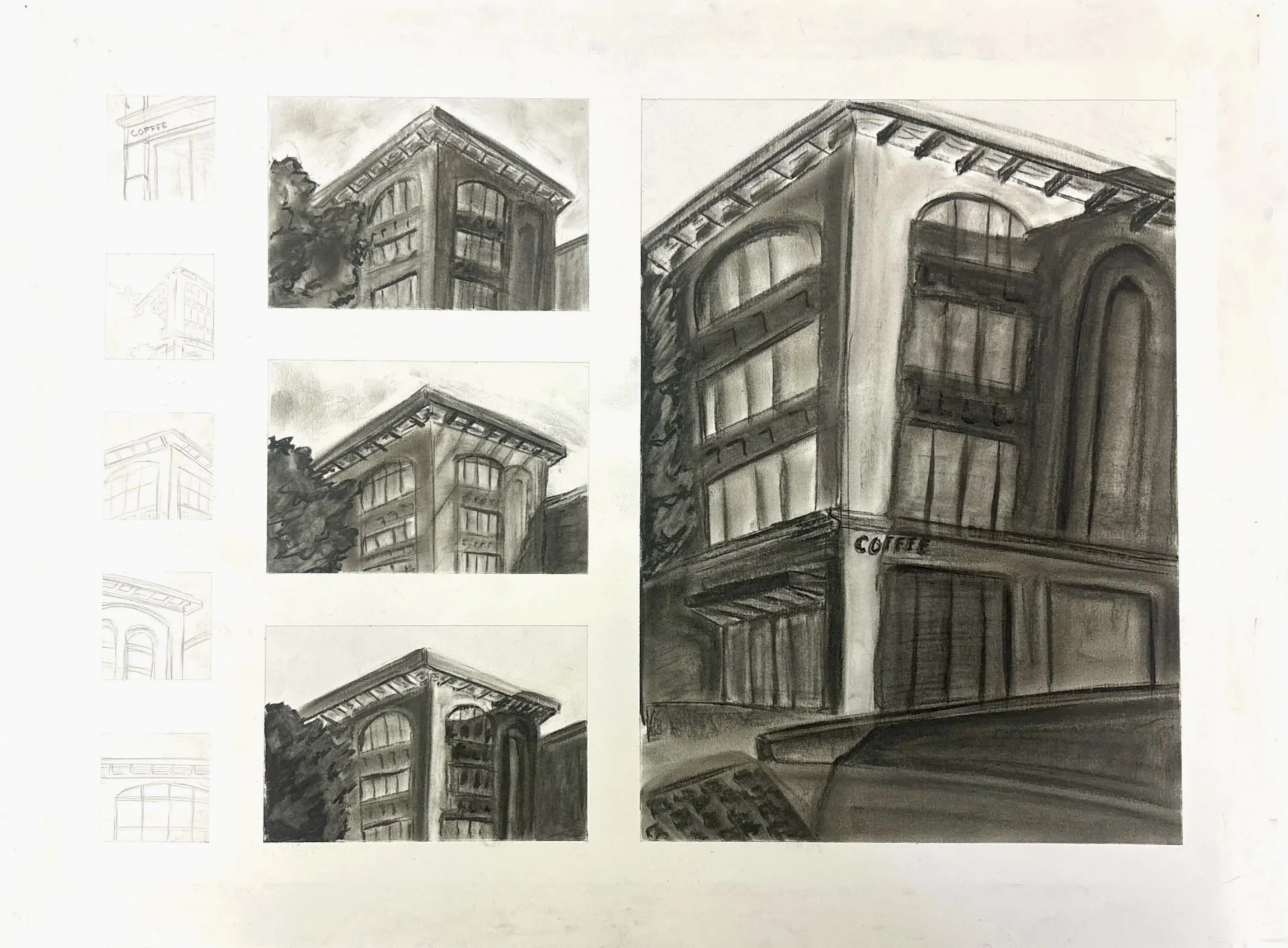 Tonal Drawing 2 - Compressed Charcoal, 18x24