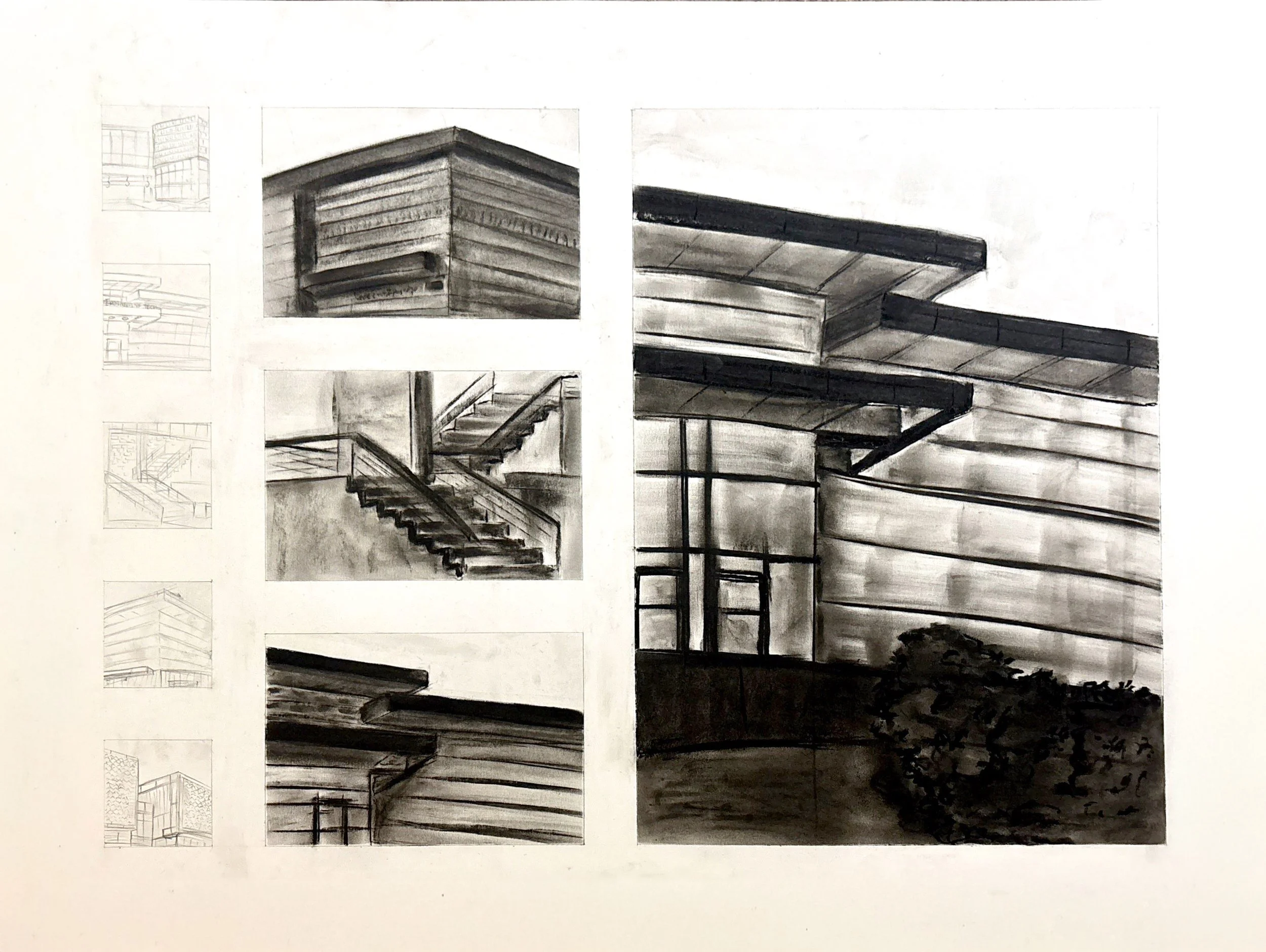 Tonal Drawing 1 - Compressed Charcoal, 18x24