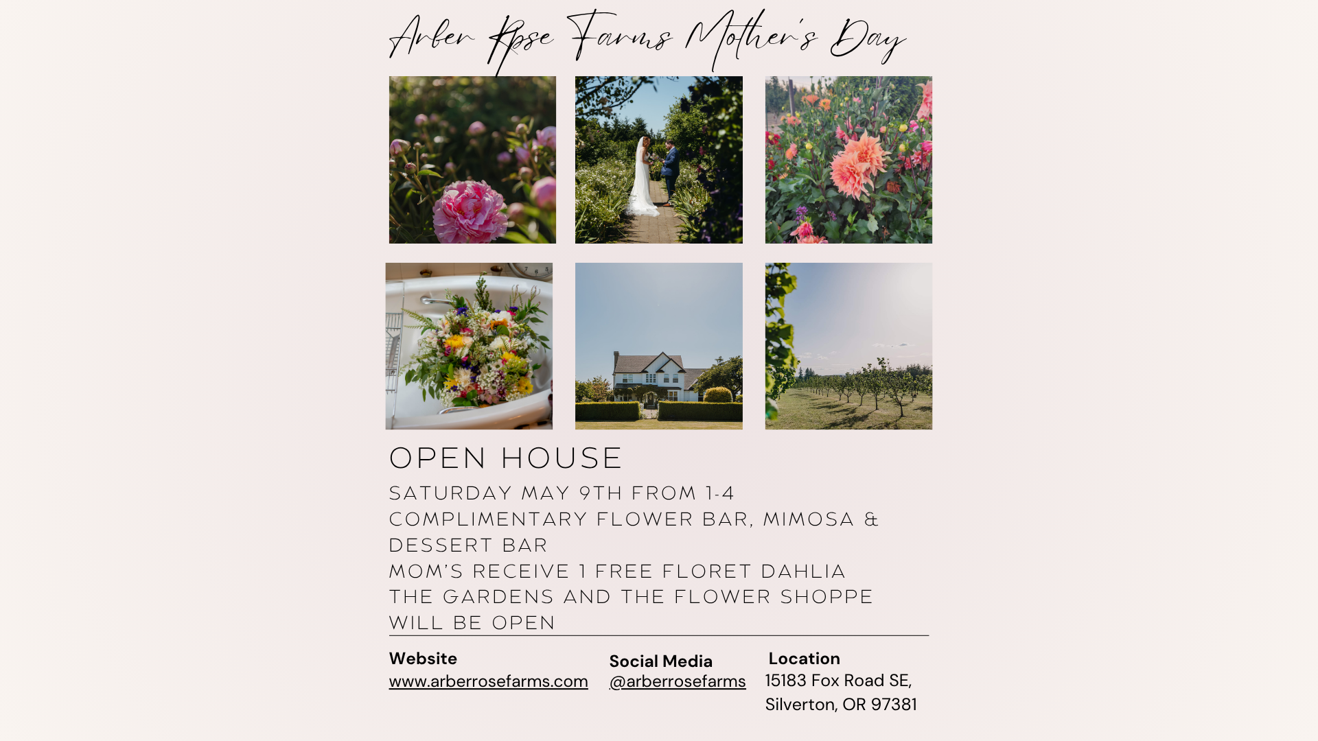 Mother's Day Open House