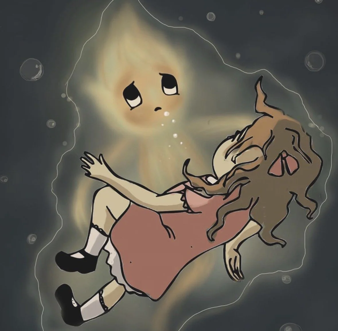 A children's book graphic art illustration made by Eva Luna Ortiz in 2016