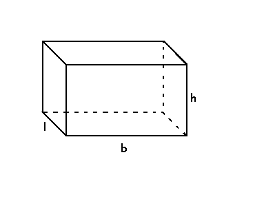 A transparent rectangular prism.