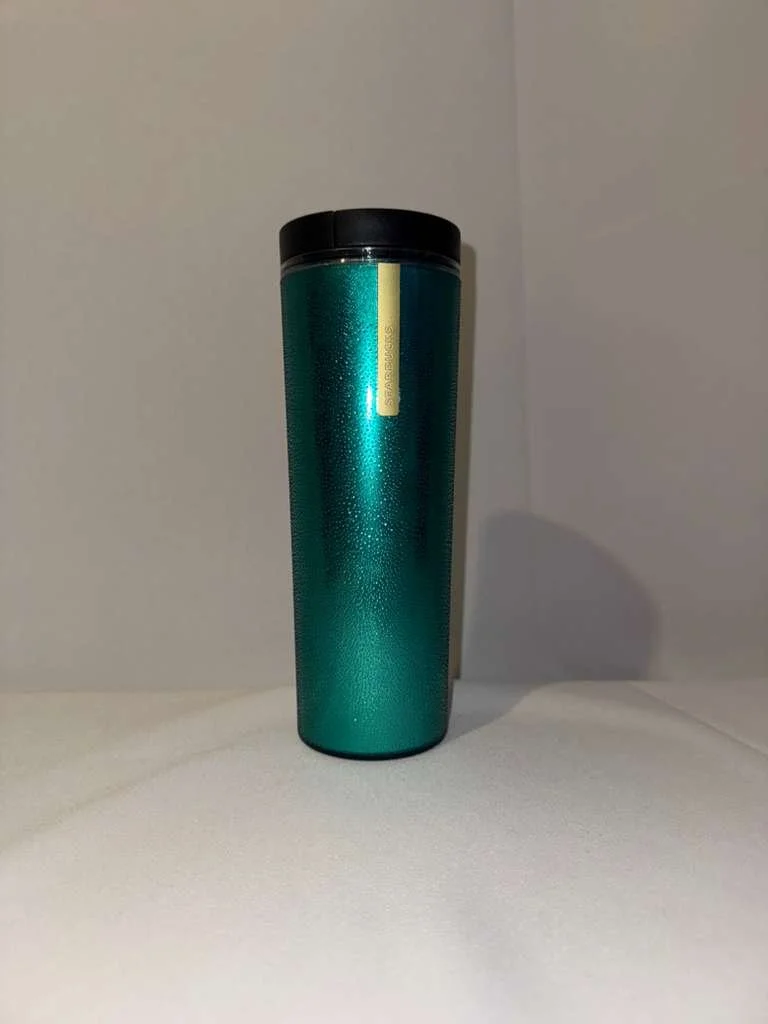 Termo de Viaje Starbucks "Teal Pebble & Gold" en Acero Inoxidable (Edición Limitada 2020)