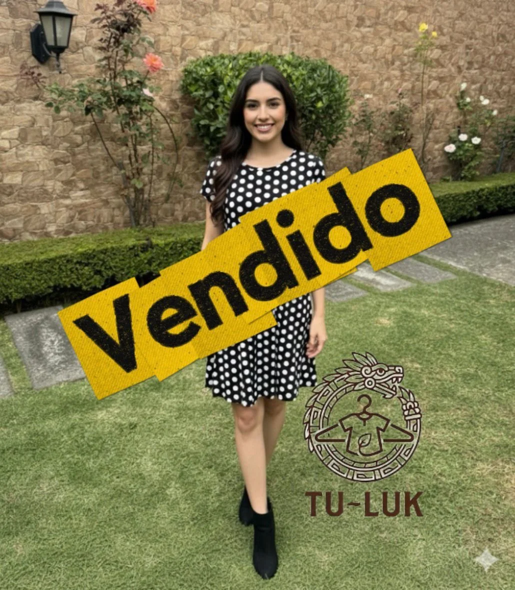 Michael Kors Talla XL Vestido de Lunares Elegante