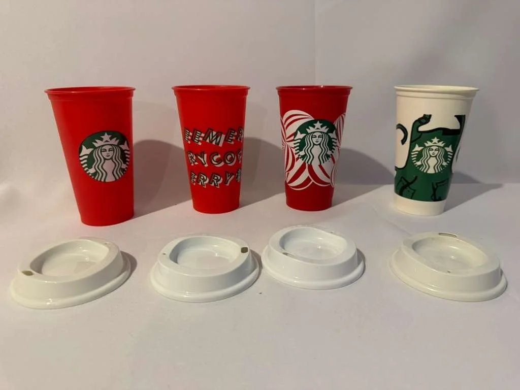 Vaso Reutilizable Starbucks 16 oz – Ediciones Especiales de Colección (Holiday & Sirena)