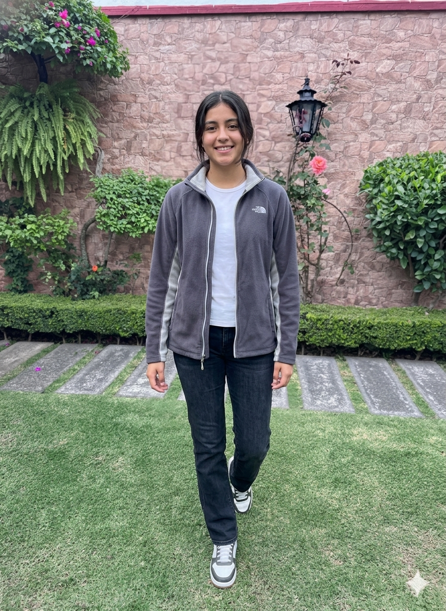 The North Face – Talla L Chamarra Térmica de Fleece (Polar)