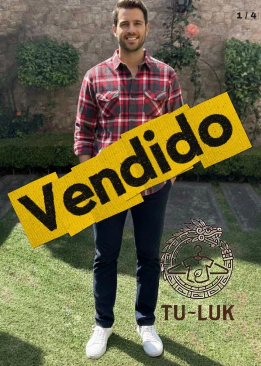 Eddie Bauer Talla L Camisa de Franela a Cuadros