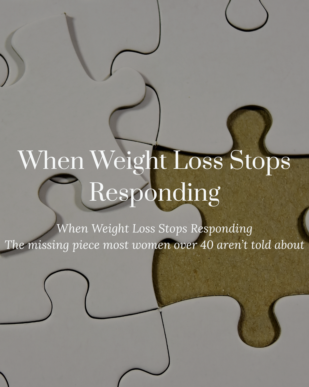 Why Your Body Resists Weight Loss (Even When You’re Doing Everything Right)