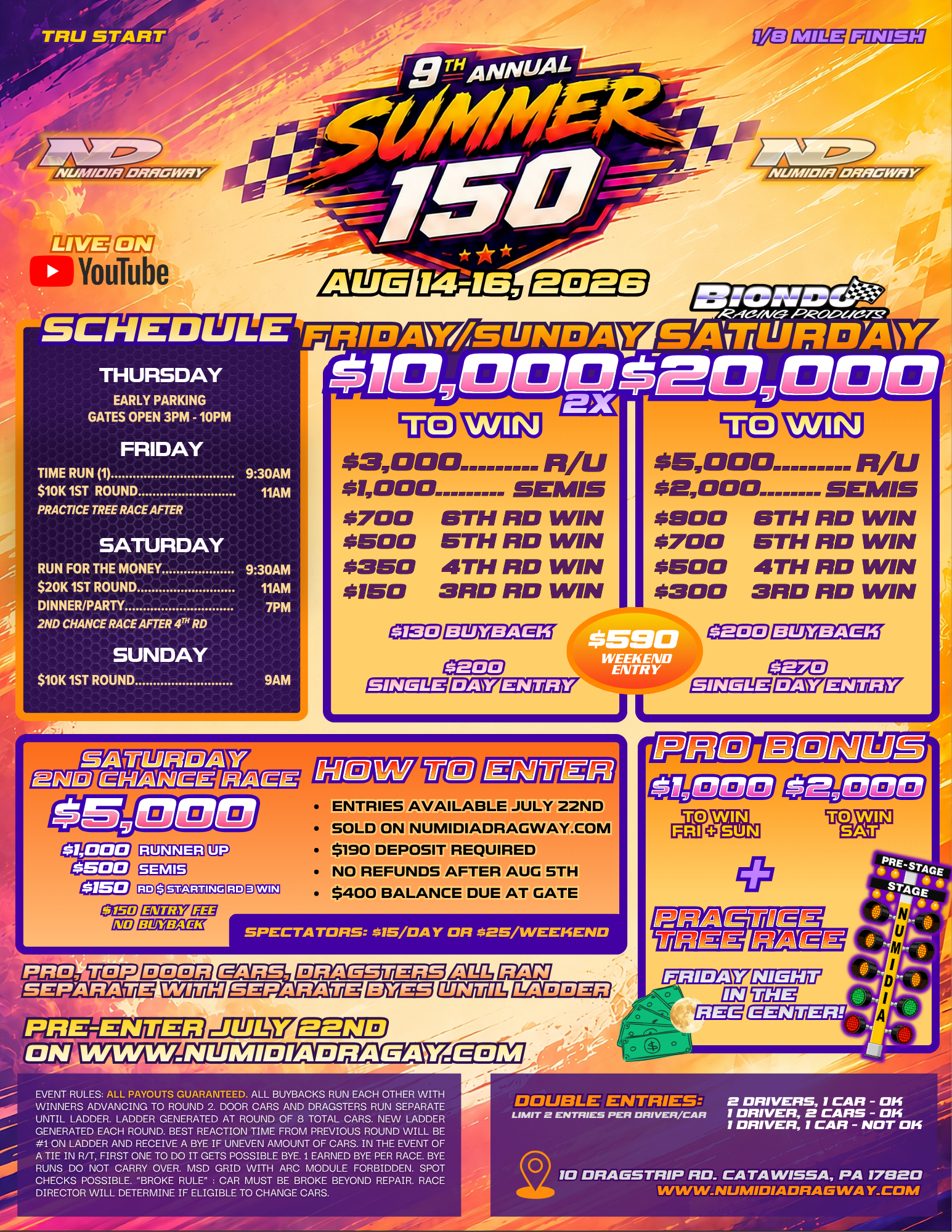 9th Annual Summer 150