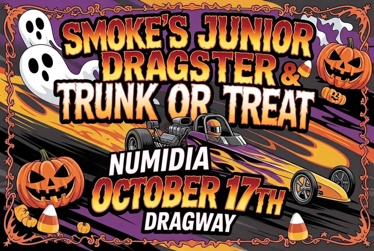 Smoke's Junior Dragster & Trunk or Treat Kid's Day