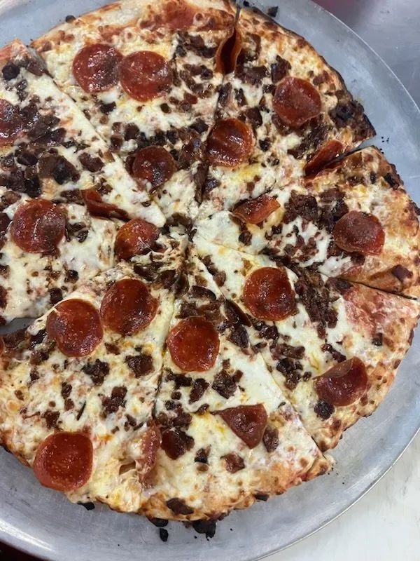 Pepperoni and Sausage Pizza
