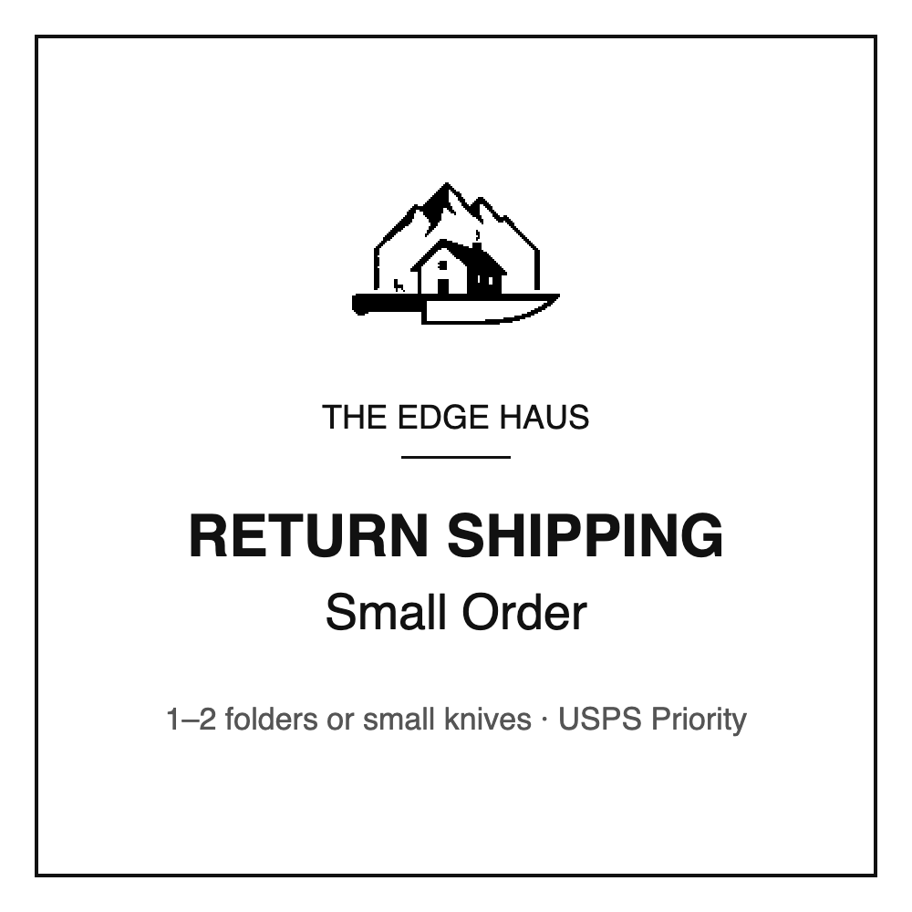 Mail-In Return Shipping: Small Order