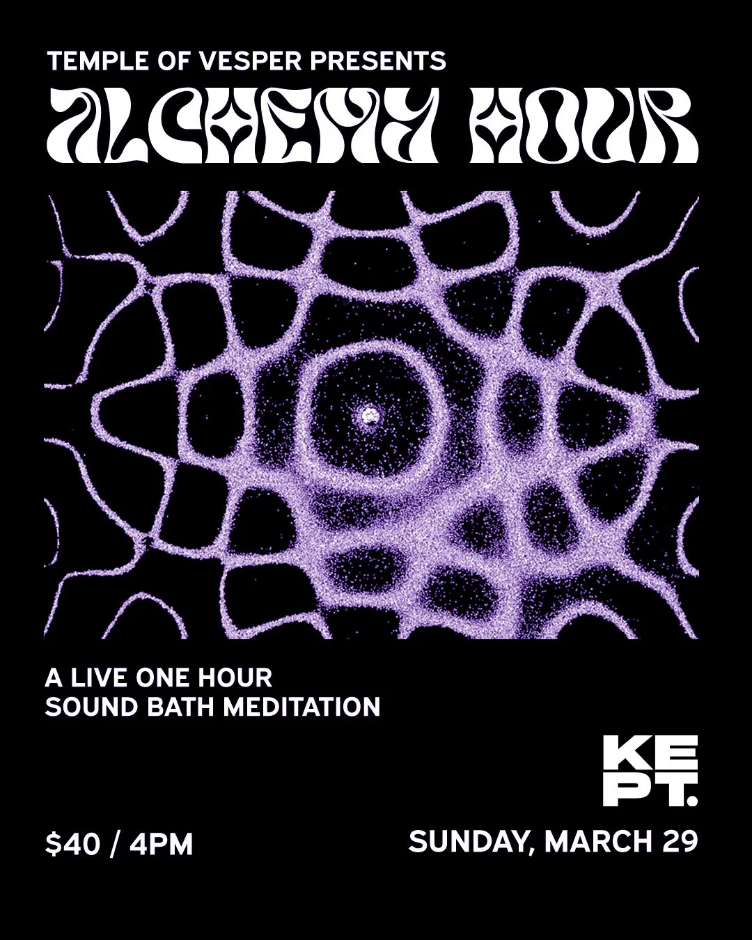 Alchemy Hour: Live Sound Bath Group Meditation (Sunday March 29 4-5PM)