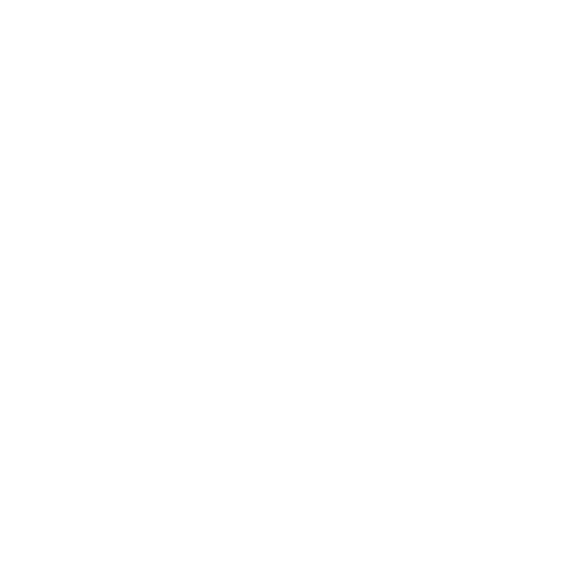 Icon of hand with leaf in palm with dots connected by lines