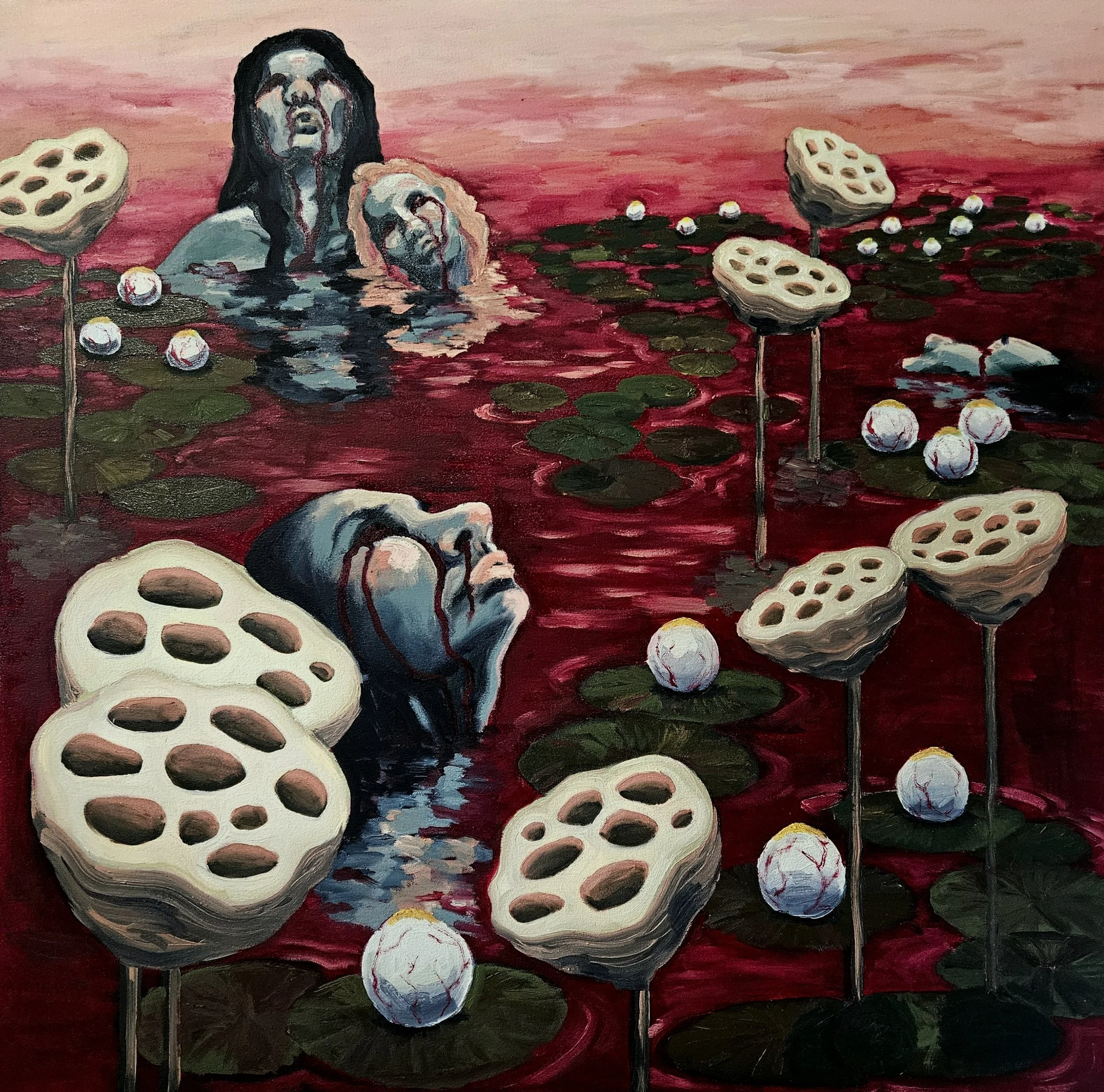 Blood Lake 36x36