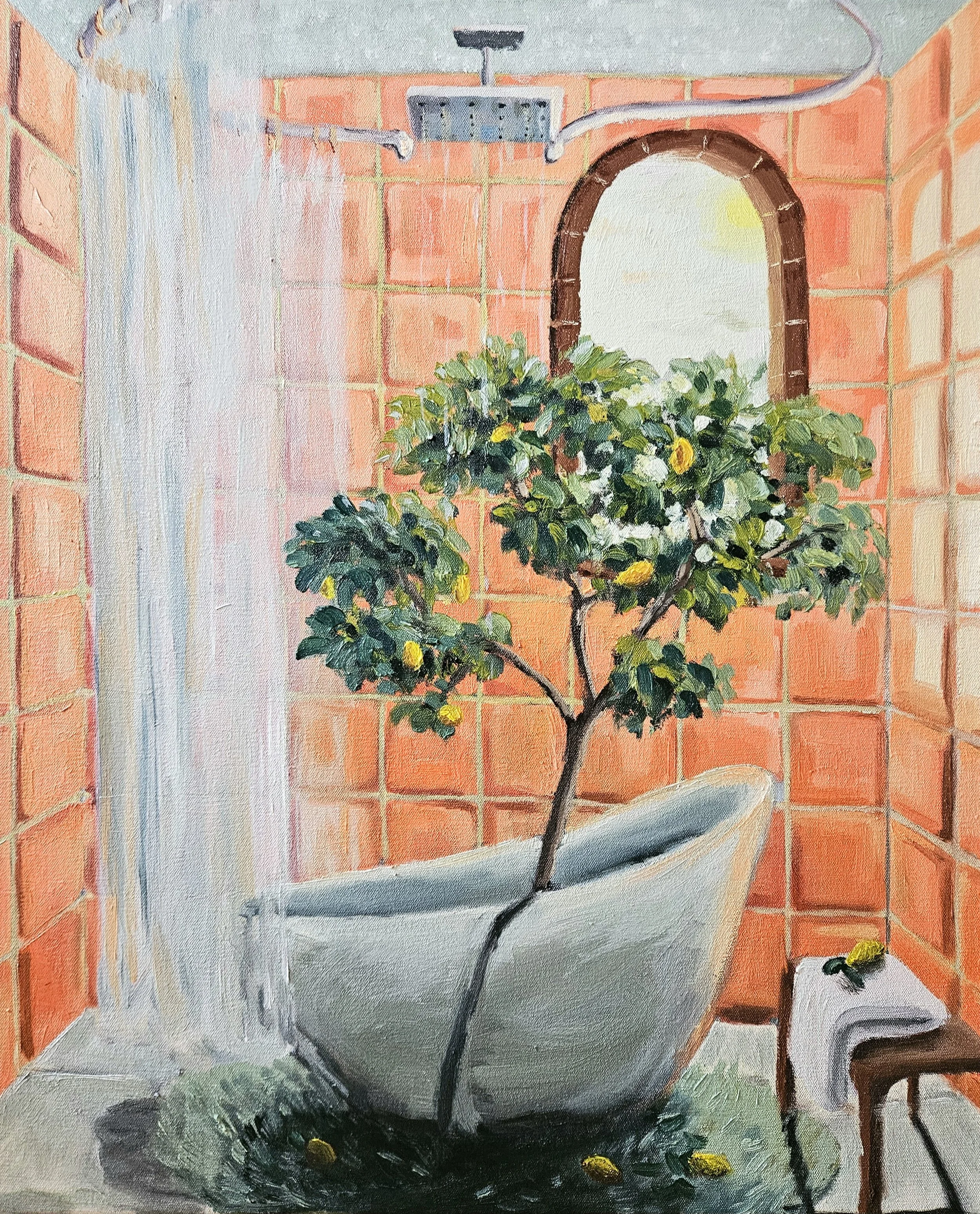 Lemon Tree Bath 20x24