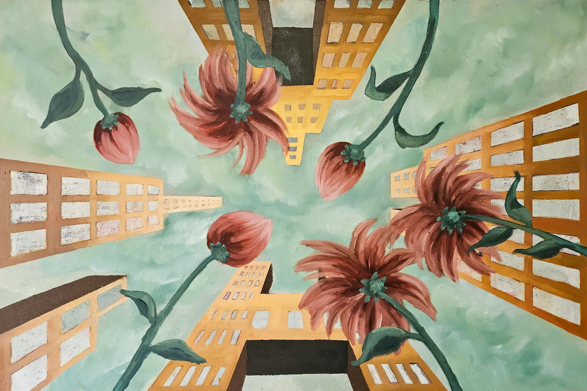 Worm's Eye View 30x40