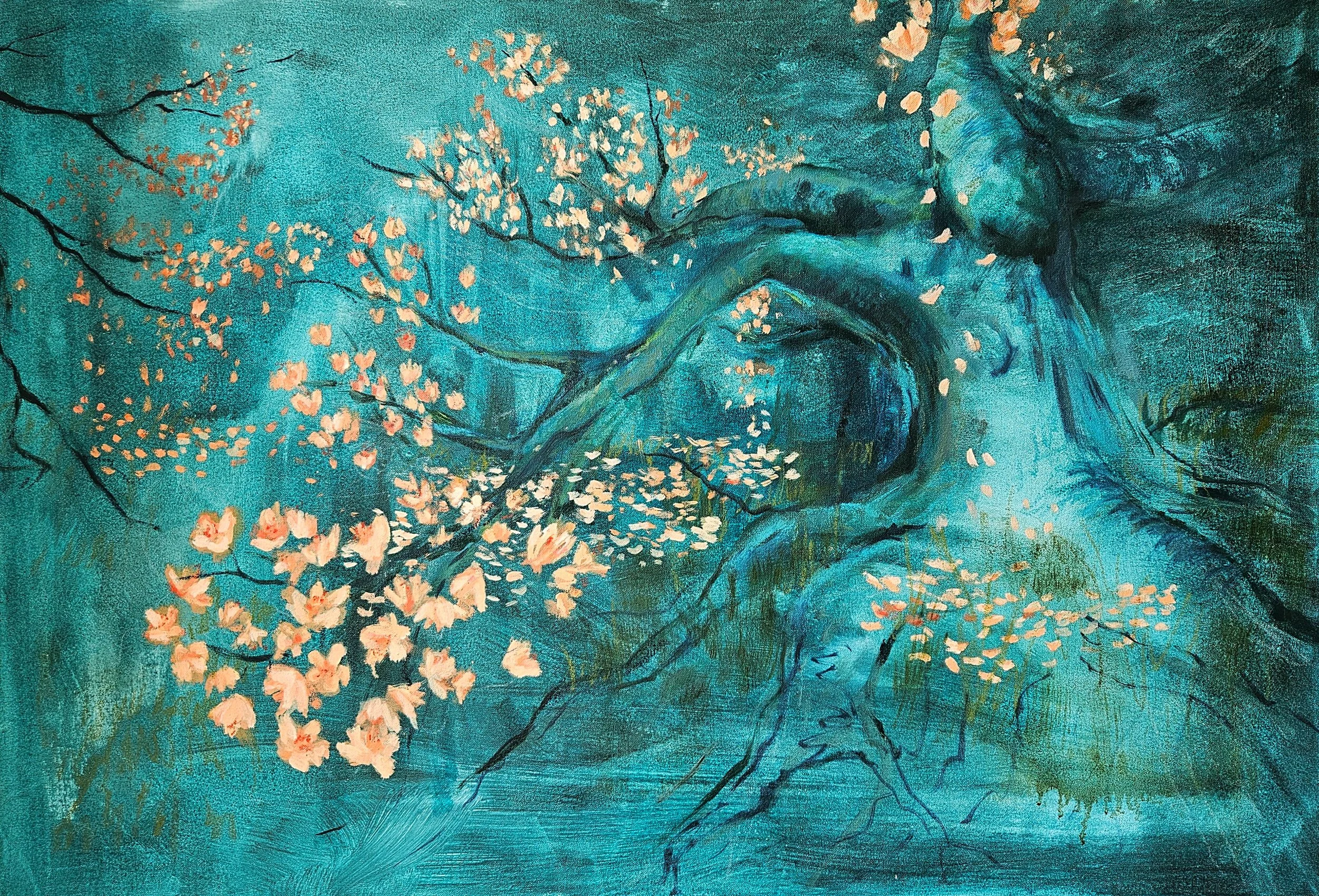 Cherry Blossom Mood 24x36