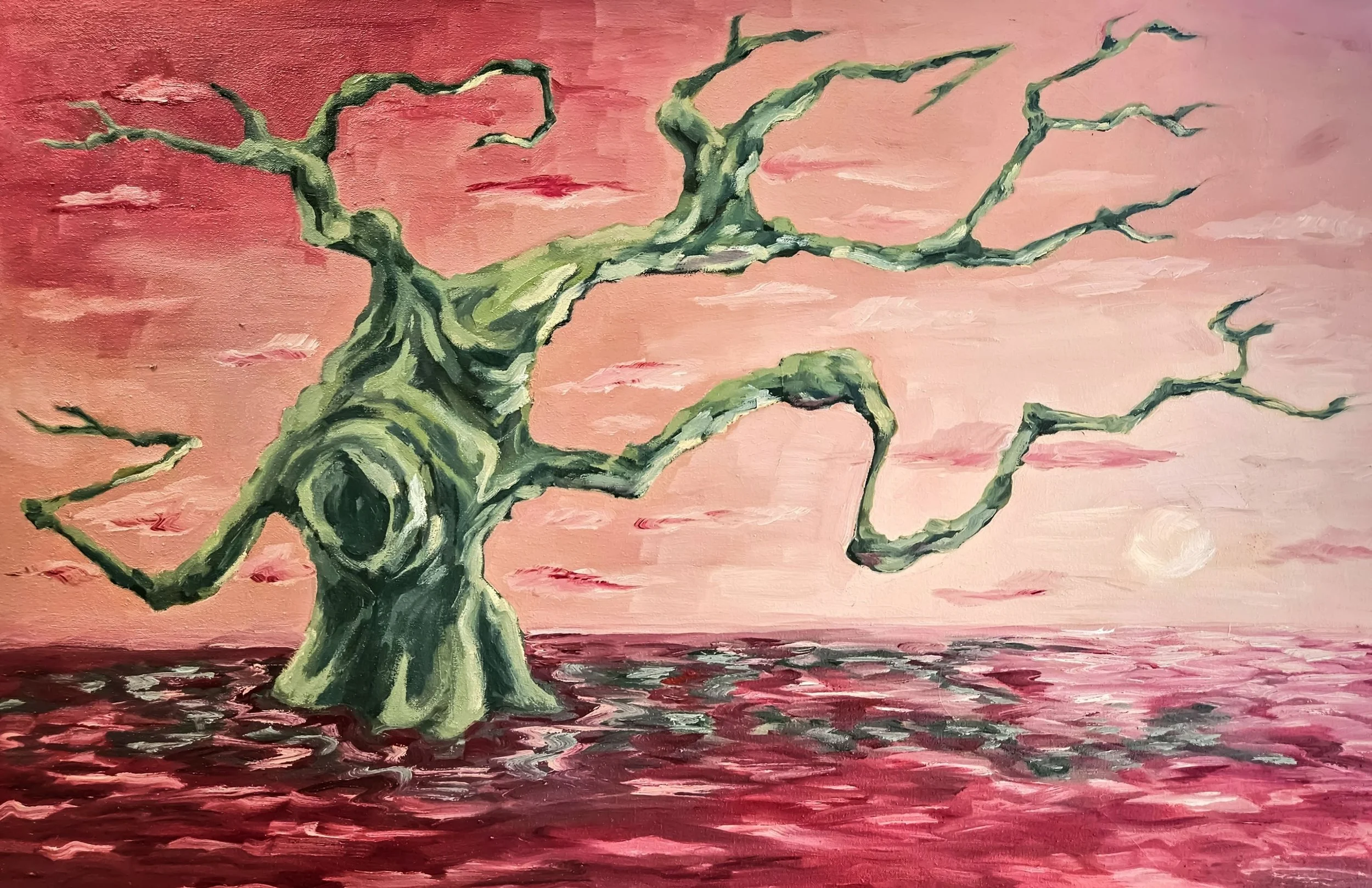 Blood Lake 24x36