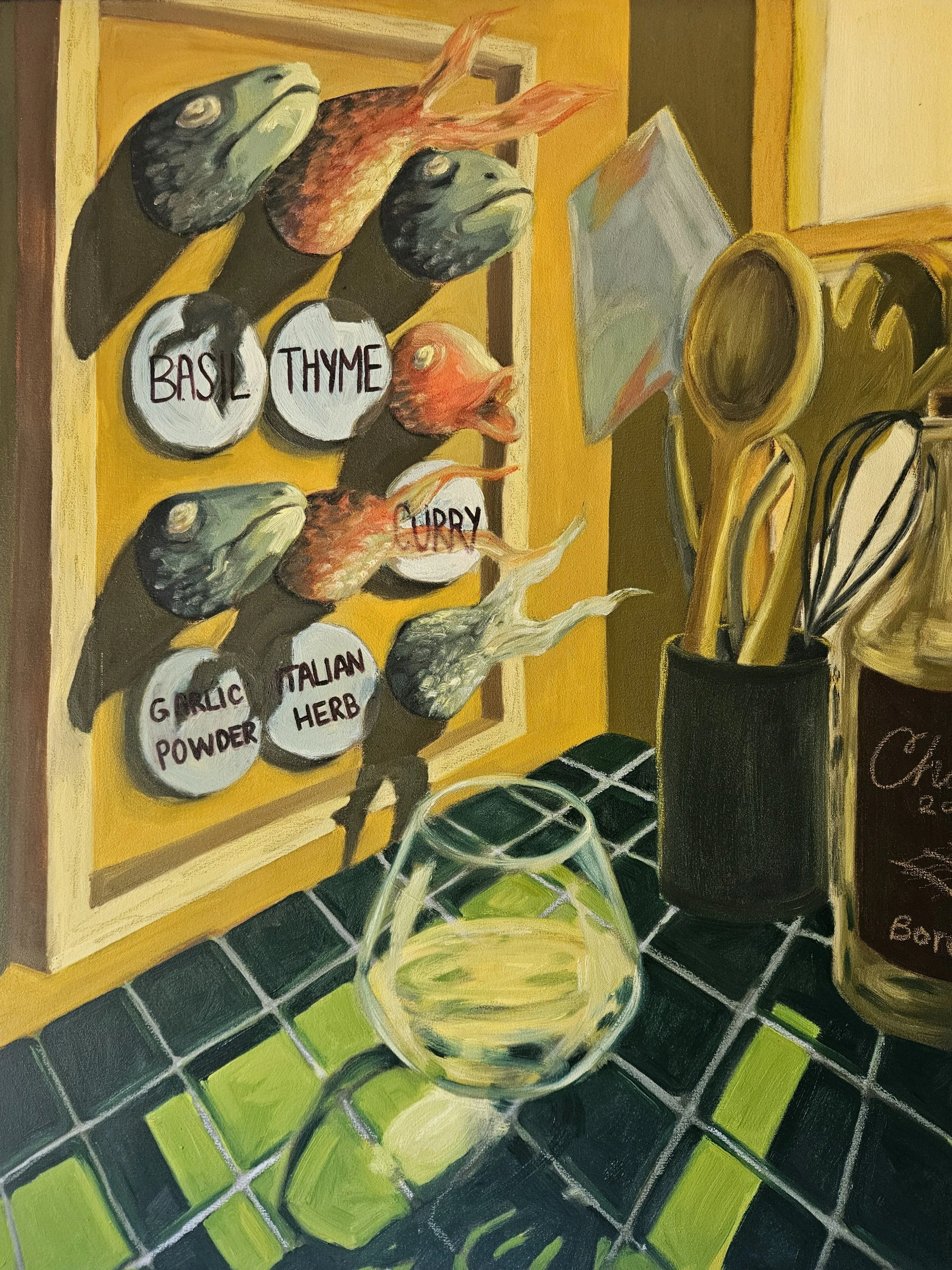 Fish Spice Rack 30x40