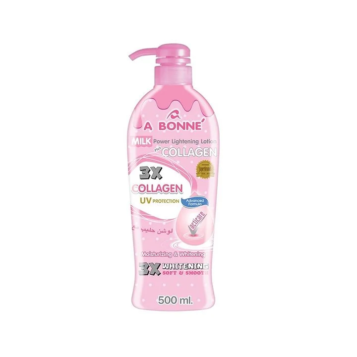 A Bonne Milk Power Lightening with Collagen Lotion 500ml.