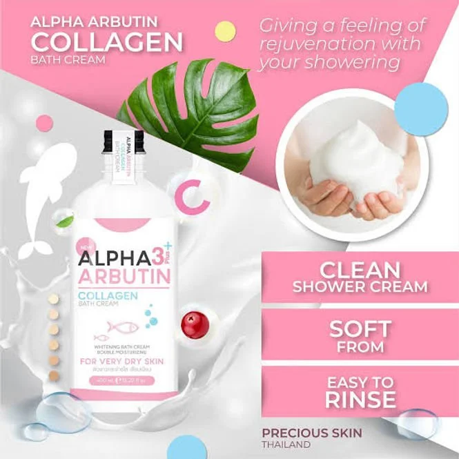 Alpha Arbutin 3 Plus Collagen Bath Cream |350ml