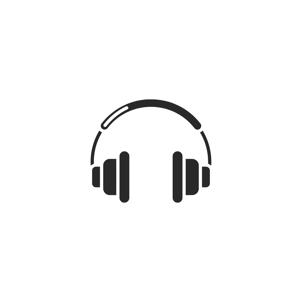 headphone image for podcast services