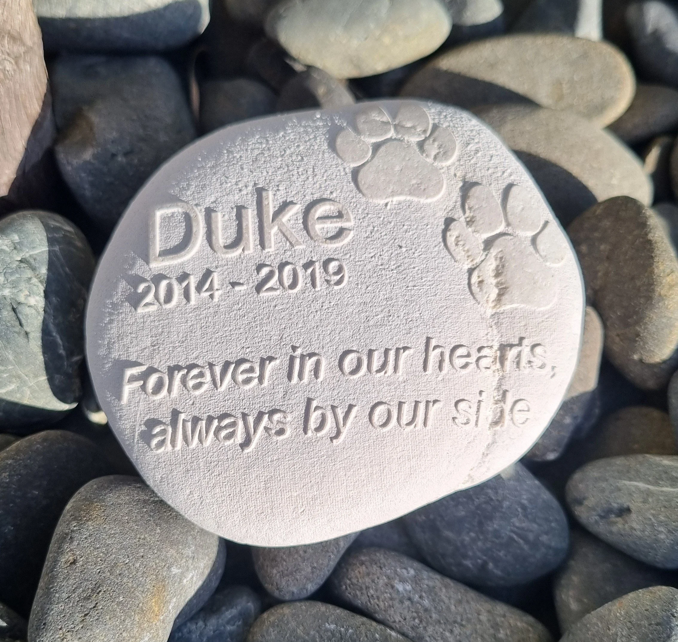 Personalised Pet Memorial Stones