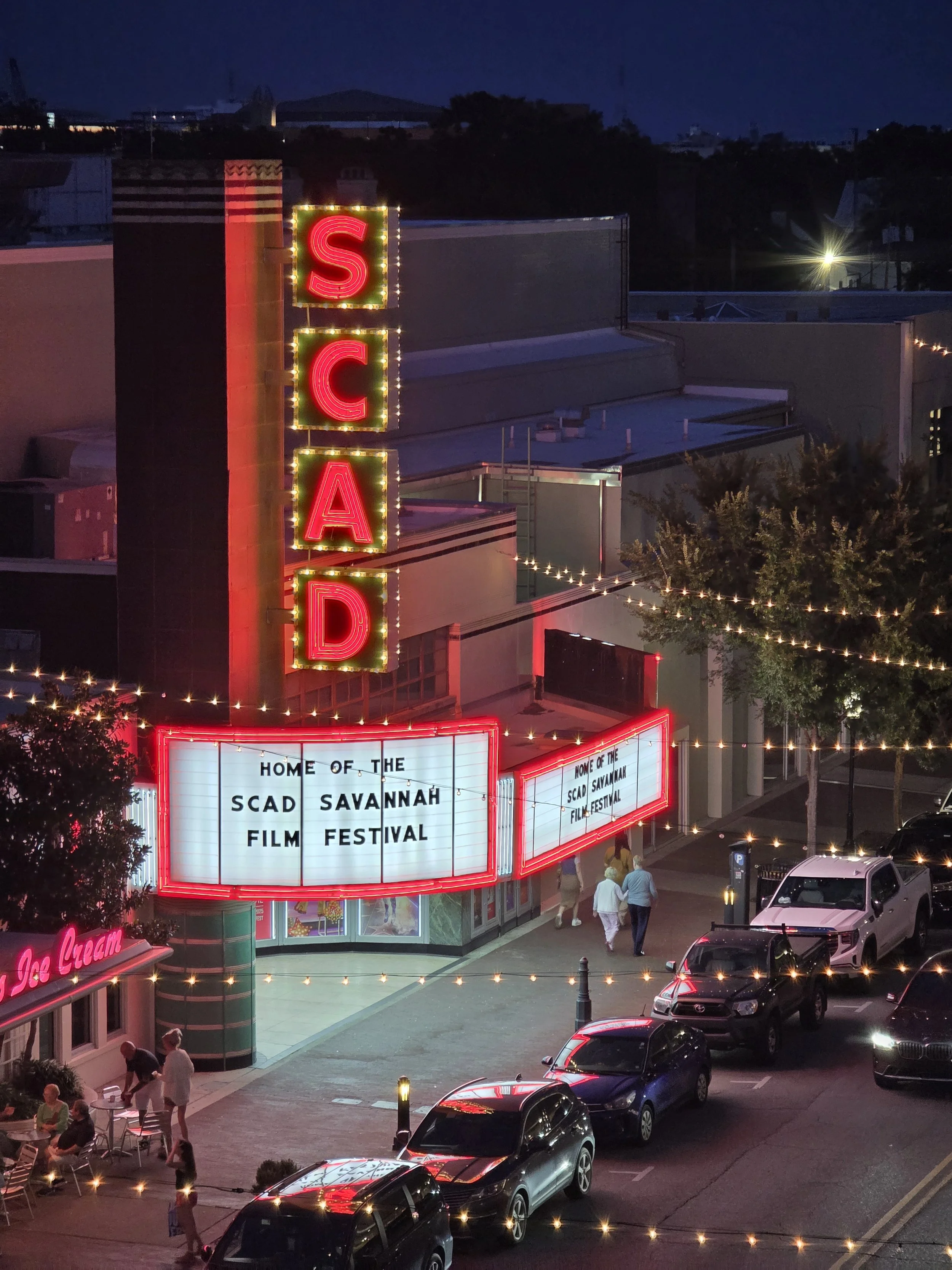 Broughton St at night
