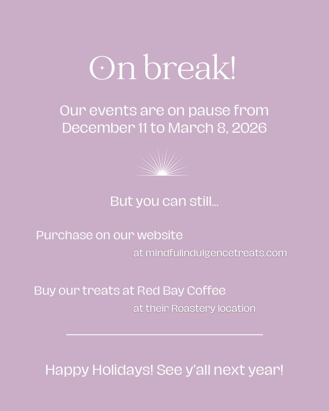 First off, a huge thank you to all who came thru this past Sunday to Kapatid Kickback, hosted by @nicasnecessities. We rang in the holiday season via Filipino function style 🪩🎉 swipe to see our products GLOWING

We are in hibernation mode for winte